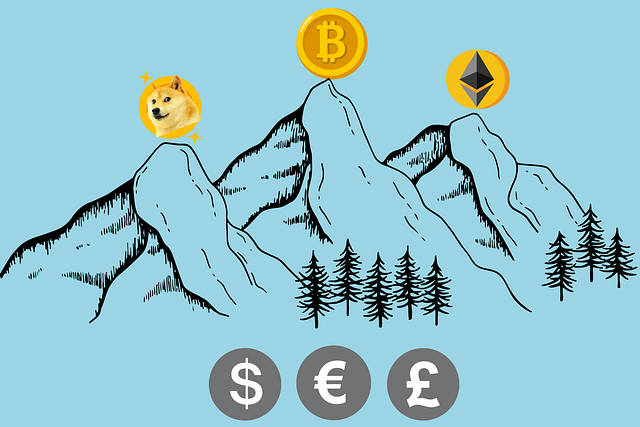 Free dogecoin crypto cryptocurrency illustration