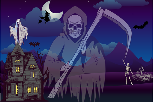 Grim Reaper, Sense, Spukhaus, Geist