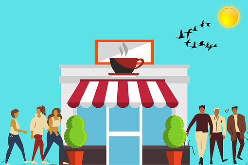 Cafe, Kaffee, Menschen, Restaurant