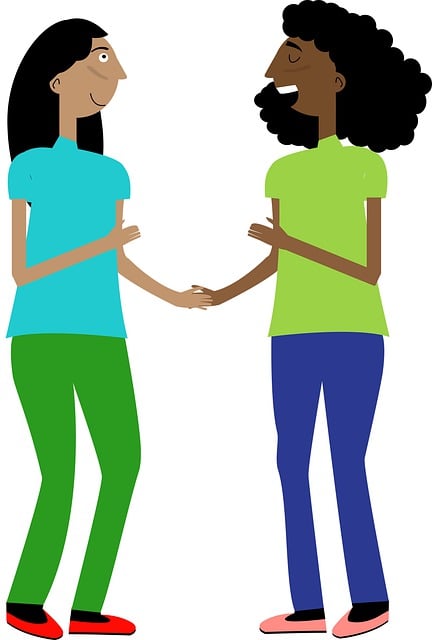 Free Girls Talking illustration and picture