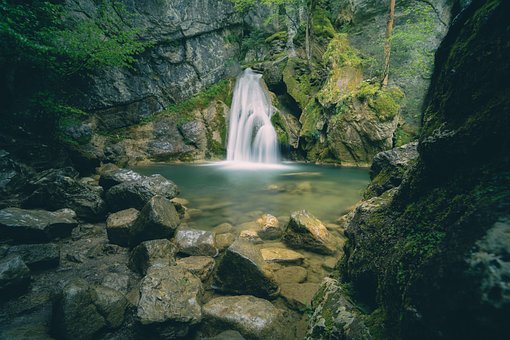 Free Waterfall River photo and picture