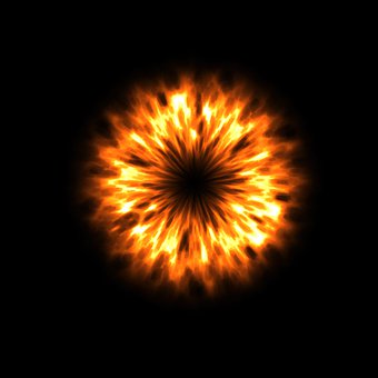 Feuerkugel, Energiekugel, Ball, Flamme