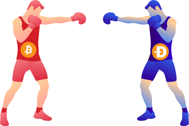 Free bitcoin dogecoin versus illustration