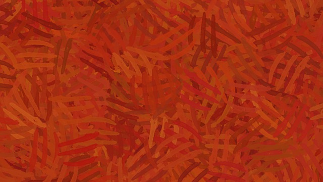 Free abstract stroke orange illustration