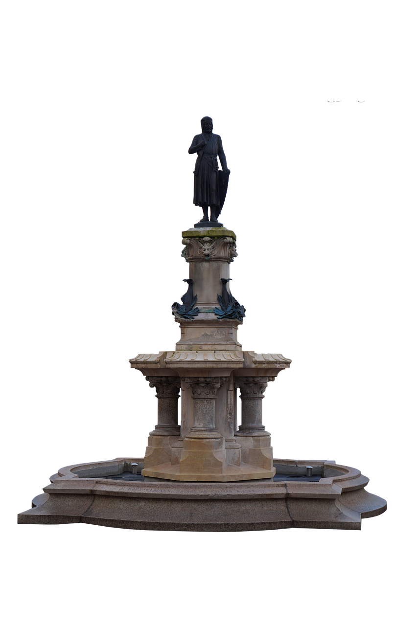 Download Fountain, Statue, Water. RoyaltyFree Stock Illustration Image