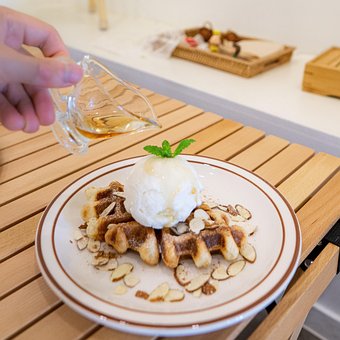 Free Waffle Americano photo and picture