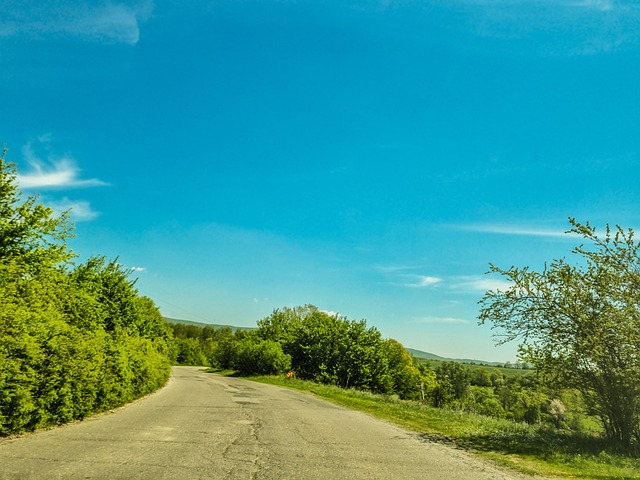 Estrada, Céu, Panorama, Caminho