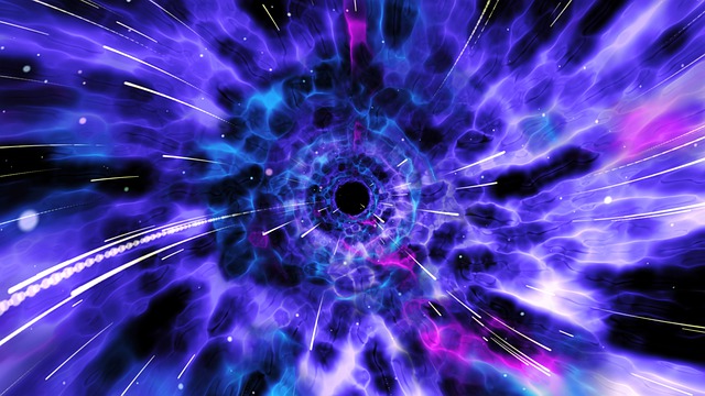 Free nebula energy field portal illustration
