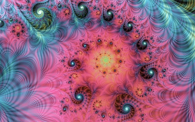 Free fractal abstract spiral illustration