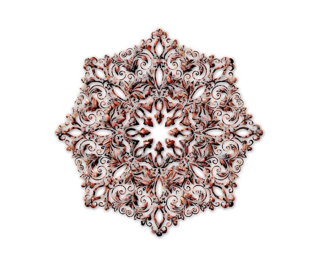 Free mandala abstract brown illustration