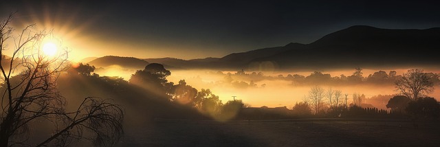 Free Sunrise Mountain photo and picture