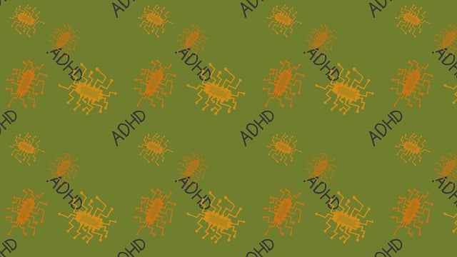 Free adhd computer chip green illustration