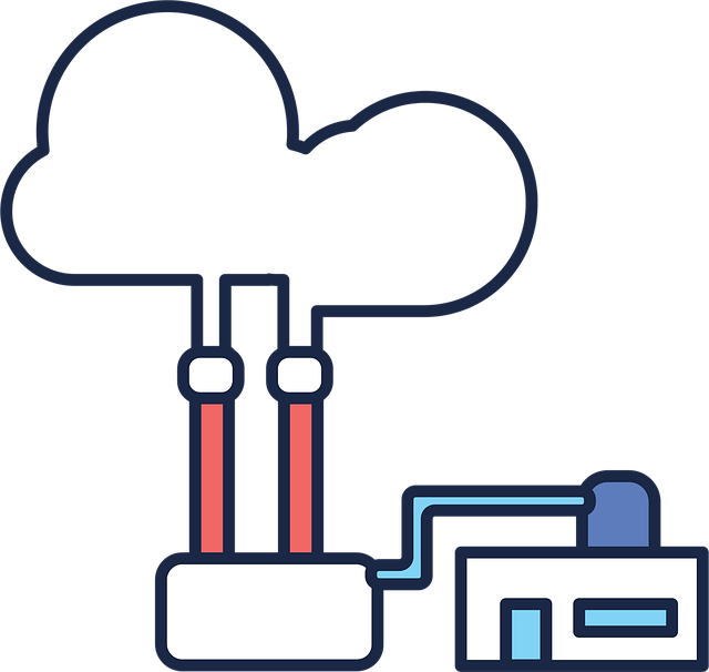 Free smoke chimney factory vector