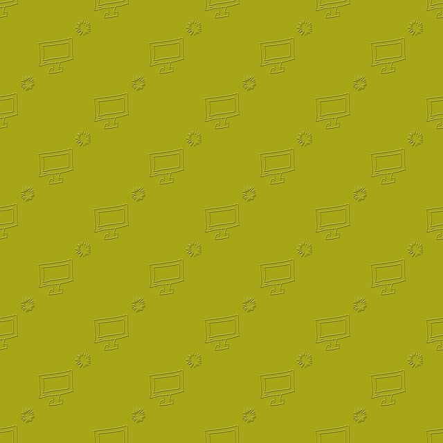 Free green pattern monitor illustration