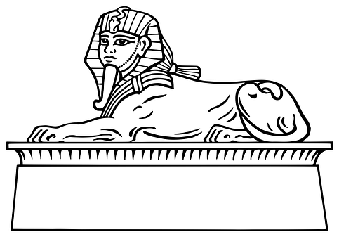 Sfinx, Faraon, Monument, Templu, Egipt