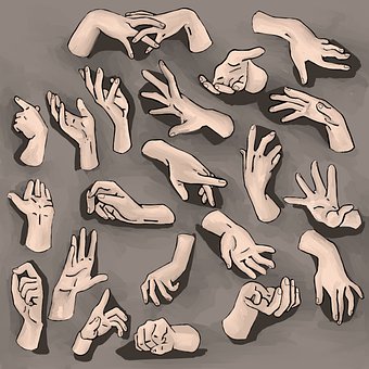 Hand, Hände, Zusammen, Finger, Massage
