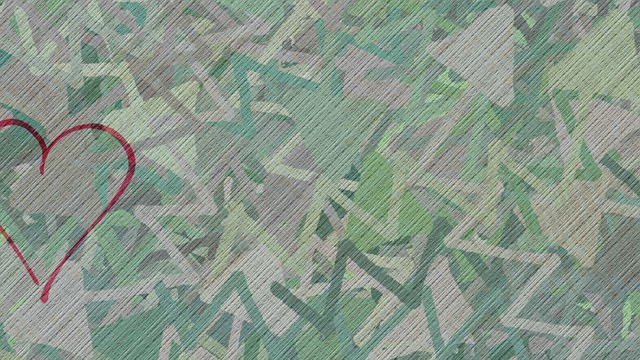 Free abstract zigzag chaotic illustration