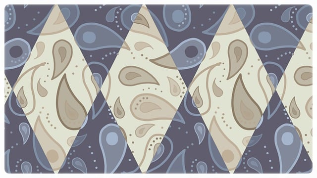 Download free HD stock image of Paisley Rhombus Free paisley rhombus pattern illustration