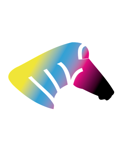 Cebra, Colores, Amarillo, Azul