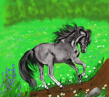 Free Horse Running illustration and picture