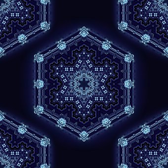 Free Snowflakes Pattern illustration and picture