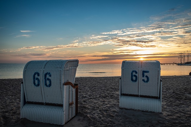 Strand Stol, Strand, Soloppgang, Hav