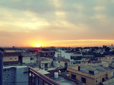 Free Sunset Pakistan photo and picture
