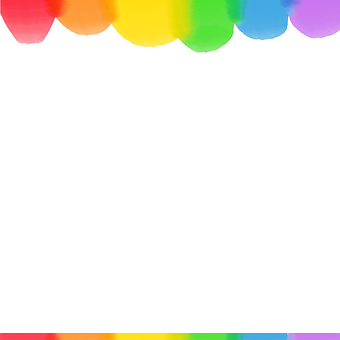 Free Rainbow Border Rainbow illustration and picture