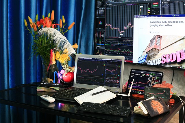 Aktienmarkt, Diagramme, Gamestop, Aktie
