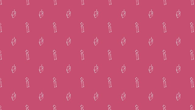 Free candles pattern doodle illustration