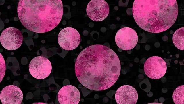 Free circles pattern abstract illustration