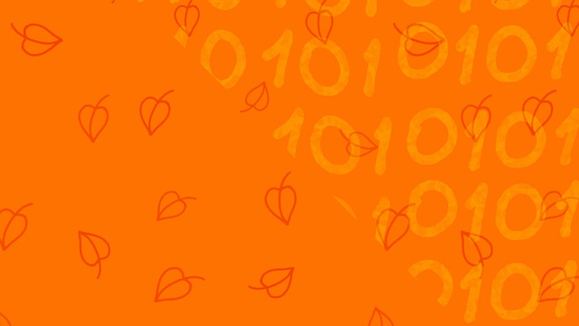Free leaves fall pattern illustration