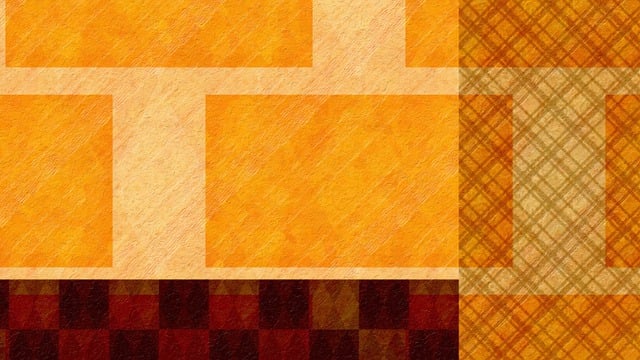 Free rectangle pattern orange illustration