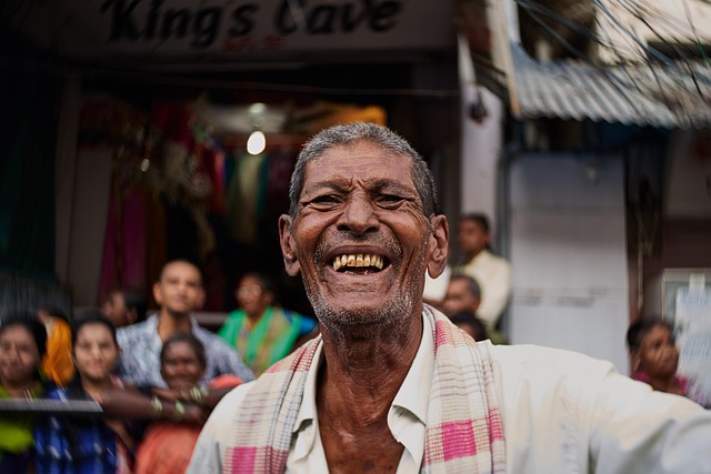 Mand, Smil, Glæde, Glad, Indien