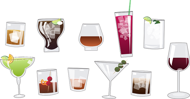Free drinks alcohol wine vector