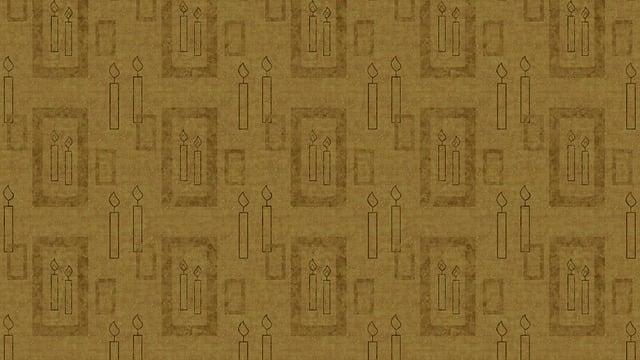 Free candles brown digital paper illustration