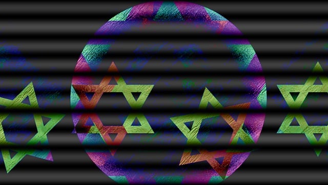 Free star of david lines pattern illustration