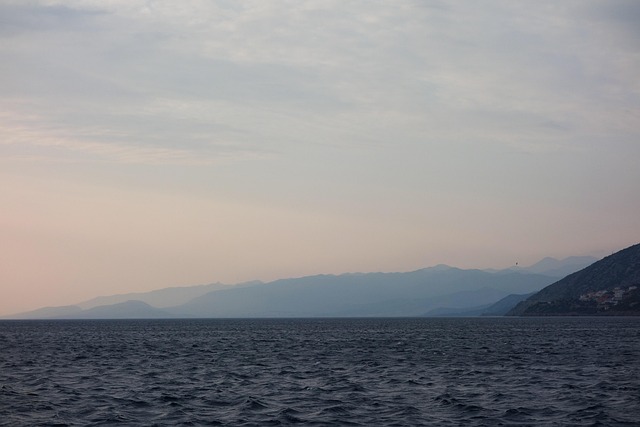 Free Sea Mountains photo and picture