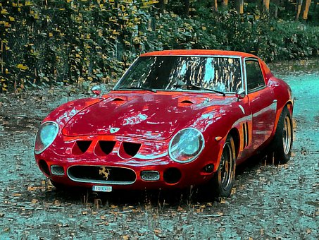Free Red Ferrari photo and picture