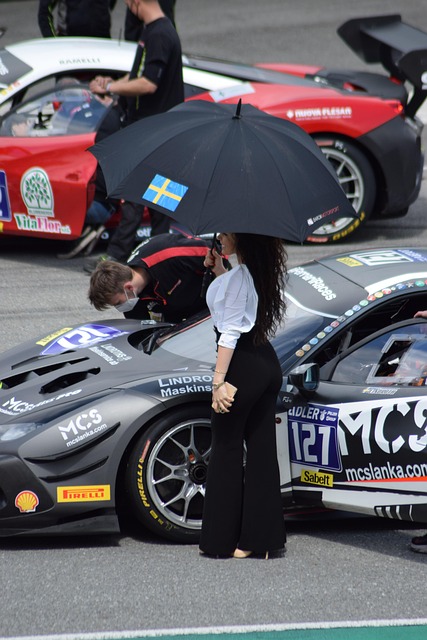 Free Woman Ferrari photo and picture