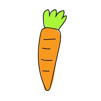 Desenho Animado, Cenoura, Vegetais