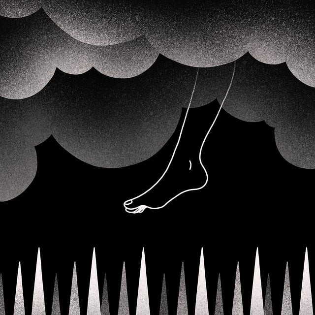 Free footstep nature thorns illustration