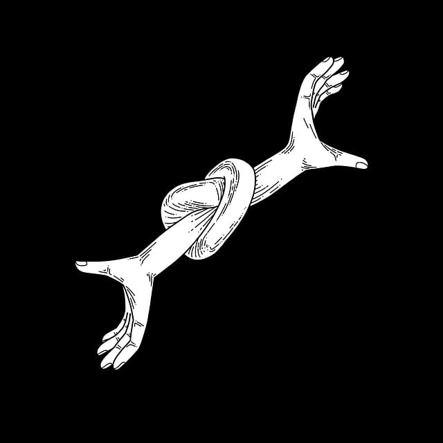 Free hands bindings knots illustration