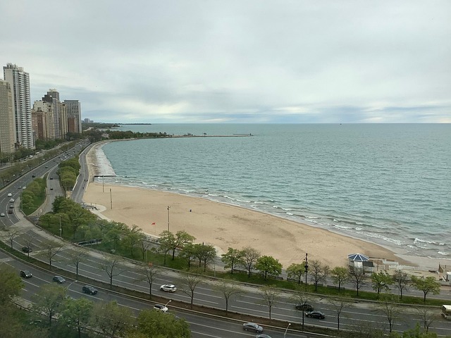 Chicago, Horizonte, Lago Michigan