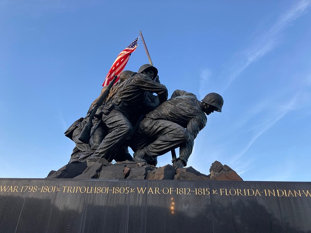 Monumento, Iwo Jima Memoriał, Virginia