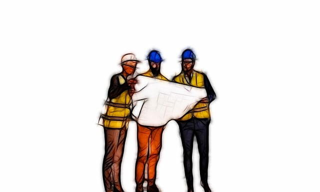 Free architects building plan architecture illustration