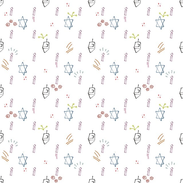 Free candles hanukkah the holiday of lights illustration