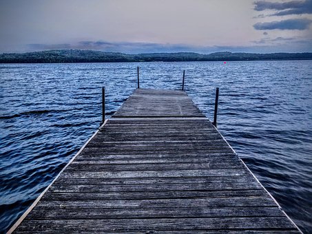 Free Lake Dock photo and picture