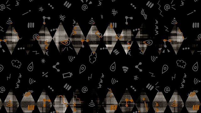 Free doodles rhombus checkered illustration