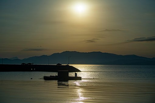 Free Sunset Sea photo and picture